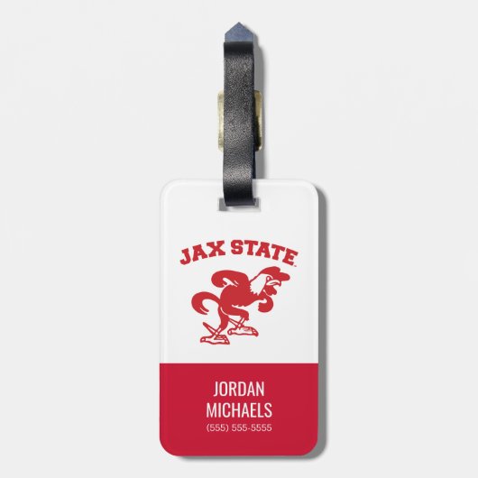 Activiteiten in de omgeving van Jacksonville State Bagagelabel (Achterkant verticaal)