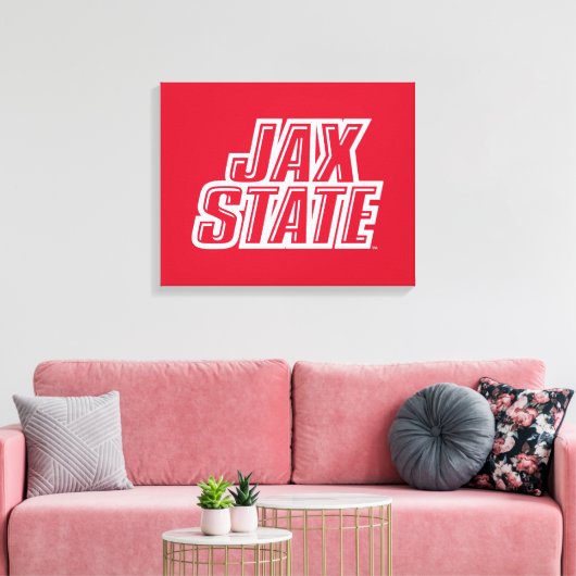 Activiteiten in de omgeving van Jacksonville State Canvas Afdruk (Insitu (Woonkamer))