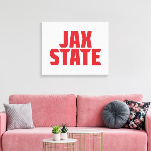 Activiteiten in de omgeving van Jacksonville State Canvas Afdruk (Insitu (Woonkamer))