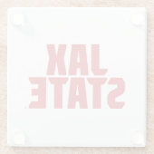 Activiteiten in de omgeving van Jacksonville State Glazen Onderzetter (Achterkant)