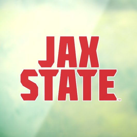 Activiteiten in de omgeving van Jacksonville State Raamsticker (Vel 3)