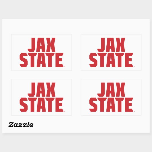 Activiteiten in de omgeving van Jacksonville State Rechthoekige Sticker (Vel)