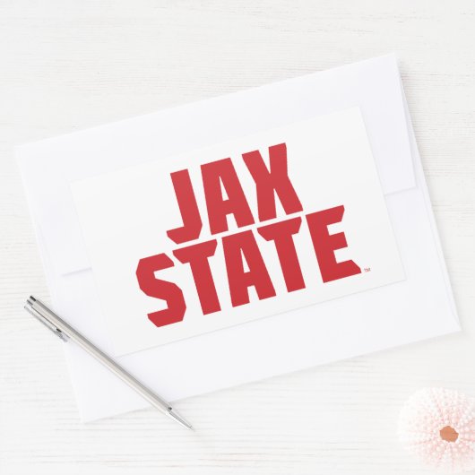 Activiteiten in de omgeving van Jacksonville State Rechthoekige Sticker (Envelop)
