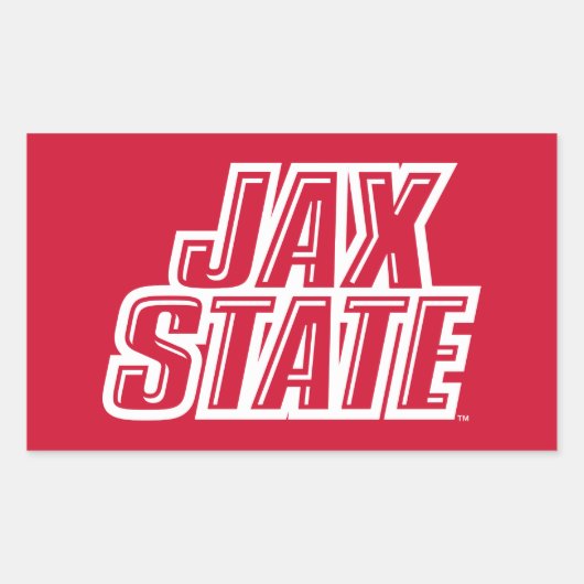 Activiteiten in de omgeving van Jacksonville State Rechthoekige Sticker (Voorkant)