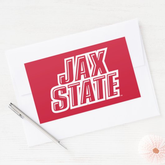 Activiteiten in de omgeving van Jacksonville State Rechthoekige Sticker (Envelop)