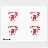 Activiteiten in de omgeving van Jacksonville State Rechthoekige Sticker (Vel)