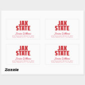 Activiteiten in de omgeving van Jacksonville State Rechthoekige Sticker (Vel)