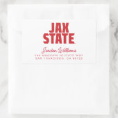 Activiteiten in de omgeving van Jacksonville State Rechthoekige Sticker (Tas)