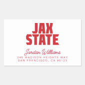 Activiteiten in de omgeving van Jacksonville State Rechthoekige Sticker (Voorkant)