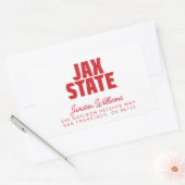 Activiteiten in de omgeving van Jacksonville State Rechthoekige Sticker (Envelop)