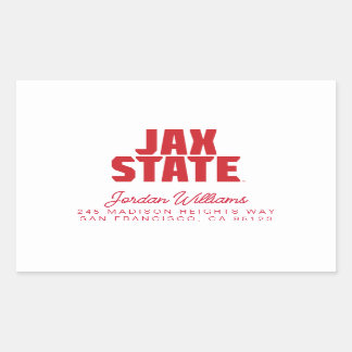 Activiteiten in de omgeving van Jacksonville State Rechthoekige Sticker
