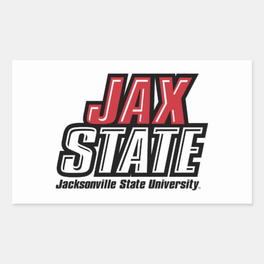 Activiteiten in de omgeving van Jacksonville State Rechthoekige Sticker (Voorkant)