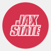 Activiteiten in de omgeving van Jacksonville State Ronde Sticker (Voorkant)
