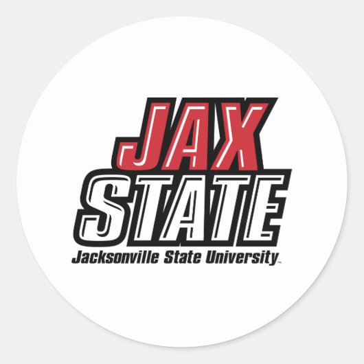 Activiteiten in de omgeving van Jacksonville State Ronde Sticker (Voorkant)