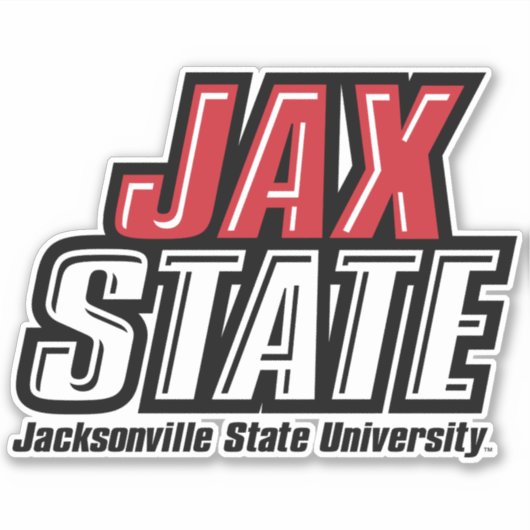 Activiteiten in de omgeving van Jacksonville State Sticker (Voorkant)
