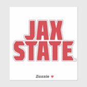 Activiteiten in de omgeving van Jacksonville State Sticker (Vel)