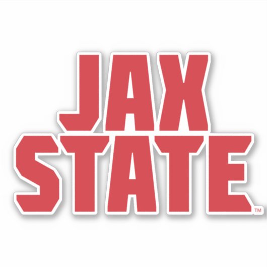 Activiteiten in de omgeving van Jacksonville State Sticker (Voorkant)