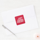 Activiteiten in de omgeving van Jacksonville State Vierkante Sticker (Envelop)