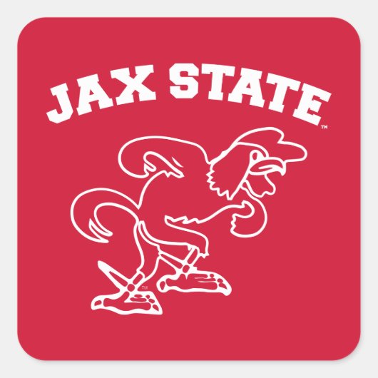 Activiteiten in de omgeving van Jacksonville State Vierkante Sticker (Voorkant)