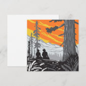 Activiteiten in de omgeving van Jedediah Smith Red Feestdagenkaart (Voorkant / Achterkant)