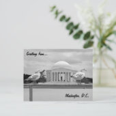 Activiteiten in de omgeving van Jefferson Memorial Briefkaart (Staand voorkant)