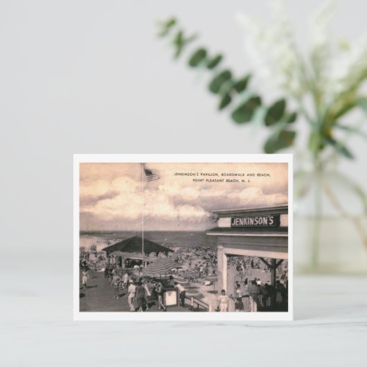 Activiteiten in de omgeving van Jenkinson's Boardw Briefkaart (Staand voorkant)