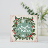 Activiteiten in de omgeving van Jingle Bells & Chr Feestdagenkaart (Staand voorkant)