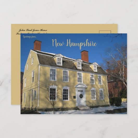 Activiteiten in de omgeving van John Paul Jones Ho Briefkaart (Voorkant / Achterkant)