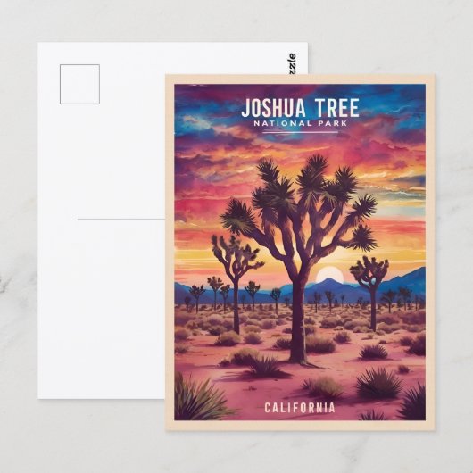 Activiteiten in de omgeving van Joshua Tree Nation Briefkaart (Voorkant / Achterkant)