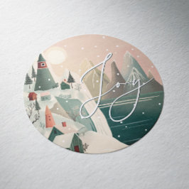 Activiteiten in de omgeving van Joy Winter Mountai Ronde Sticker