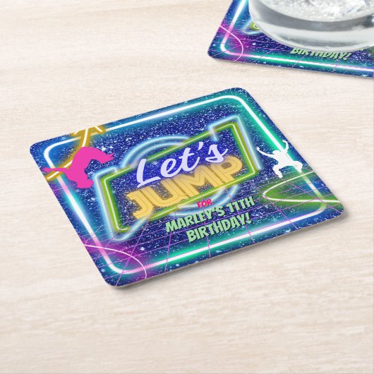 Activiteiten in de omgeving van Jump Party Bounce  Kartonnen Onderzetters (Schuin)