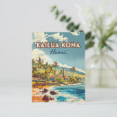 Activiteiten in de omgeving van Kailua Kona Hawaii Briefkaart (Staand voorkant)