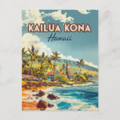 Activiteiten in de omgeving van Kailua Kona Hawaii Briefkaart (Voorkant)