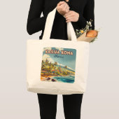 Activiteiten in de omgeving van Kailua Kona Hawaii Grote Tote Bag (Voorkant (product))