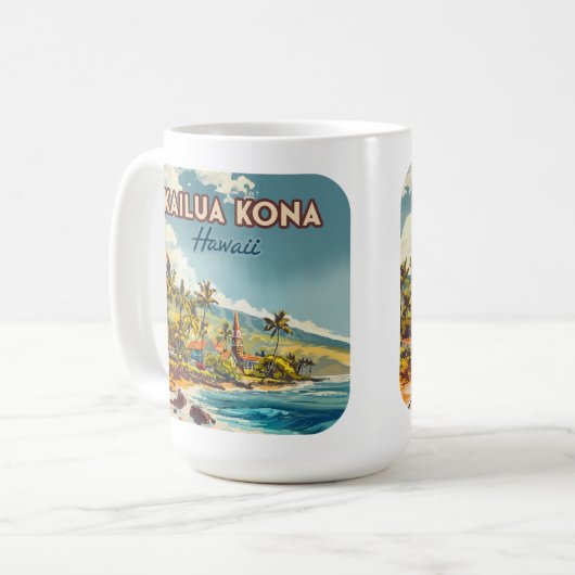 Activiteiten in de omgeving van Kailua Kona Hawaii Koffiemok (Voorkant links)