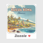 Activiteiten in de omgeving van Kailua Kona Hawaii Sticker (Vel)
