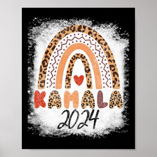 Activiteiten in de omgeving van Kamala Harris Vrou Poster (Voorkant)