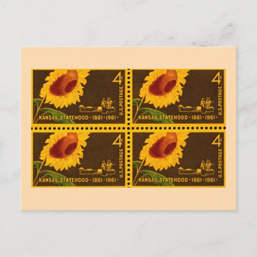 Activiteiten in de omgeving van Kansas Statehood,  Briefkaart (Voorkant)