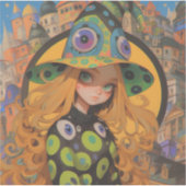 Activiteiten in de omgeving van Kawaii Witch & Eye Sticker (Voorkant)