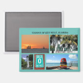 Activiteiten in de omgeving van Key West Florida M Magneet (Voorkant / Achterkant)