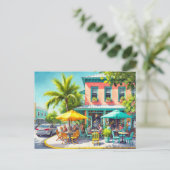 Activiteiten in de omgeving van Key West Waterverf Briefkaart (Staand voorkant)