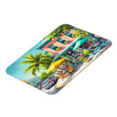 Activiteiten in de omgeving van Key West Waterverf Magneet (Linkerzijde)