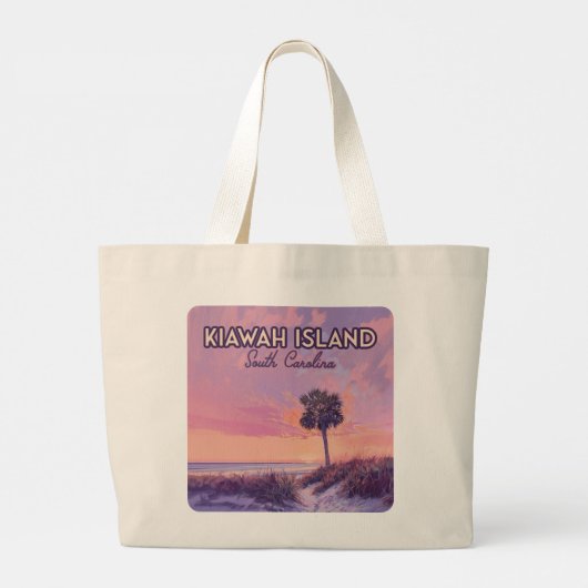 Activiteiten in de omgeving van Kiawah Island Sout Grote Tote Bag (Achterkant)