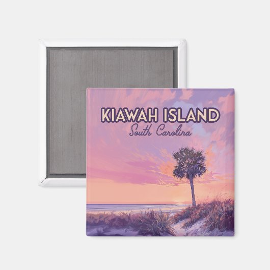 Activiteiten in de omgeving van Kiawah Island Sout Magneet (Voorkant / Achterkant)