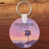 Activiteiten in de omgeving van Kiawah Island Sout Sleutelhanger (Achterkant)