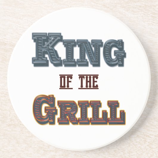 Activiteiten in de omgeving van King of the Grill  Zandsteen Onderzetter (Voorkant)