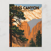 Activiteiten in de omgeving van Kings Canyon Natio Briefkaart (Voorkant)