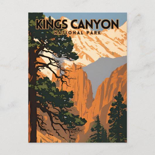 Activiteiten in de omgeving van Kings Canyon Natio Briefkaart (Voorkant)