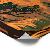 Activiteiten in de omgeving van Kings Canyon Natio Poster (Hoek)