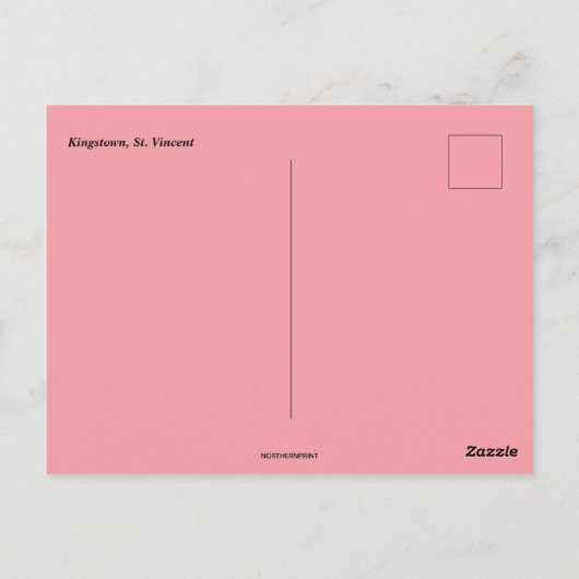 Activiteiten in de omgeving van Kingstown St Vince Briefkaart (Achterkant)